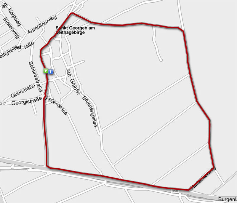 Marathon Strecke